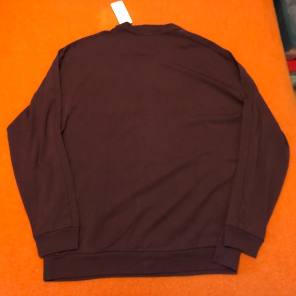 Burgundy eco-friendly minimalist loose sweatshirt NWT - Picture 8 of 10